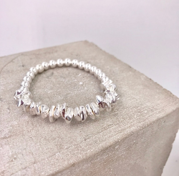 B10060 Stones Silver 925 Bracelet 第3張的照片