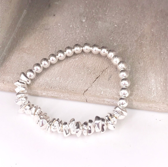 B10060 Stones Silver 925 Bracelet 第5張的照片