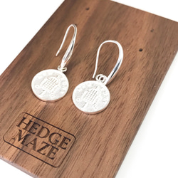 Her Majesty Coin Silver 925 Earrings (H1902-0410) 第4張的照片