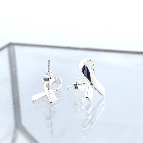 Awareness Ribbons S925 Earrings (H190001-ESL) 第4張的照片