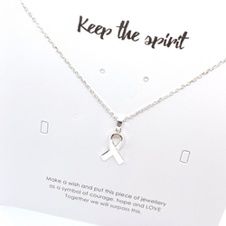 Awareness Ribbons S925 Necklace (H190002-NSL) 第5張的照片