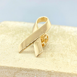 Awareness Ribbons Golden Pin (H190004-PGD) 第1張的照片