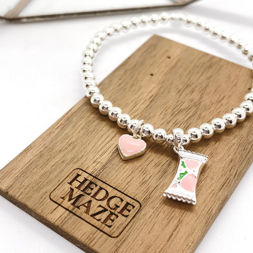 Sweet Heart and Candies 925ブレスレット（H200073-BSL