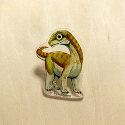 ピンバッジ「ベビームスサウルス」pin-06 1枚目の画像