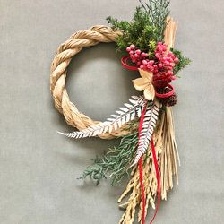 秋の木の実のリース ドライフラワー ドライフラワー Little Flower