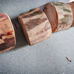 薪割り台　ソロキャンプ　夏椿　ナツツバキ　シャラの木　携帯用薪割り台　最強木 1枚目の画像