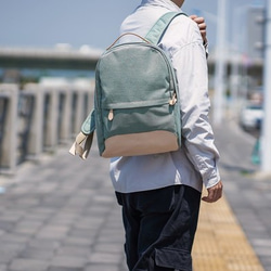 新產品活動進行中！新月經典手工真皮背包【綠色】 第10張的照片