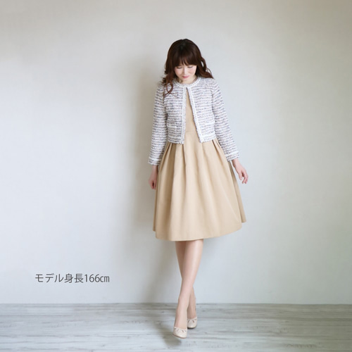 美品】【jolie mignon】オーガンジータフタ ドッキングワンピース