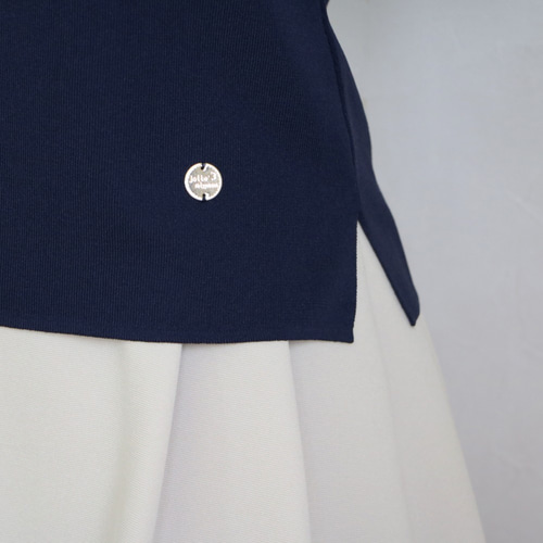 首元カバーが嬉しい♪】タートルネック ストレッチ 半袖プル