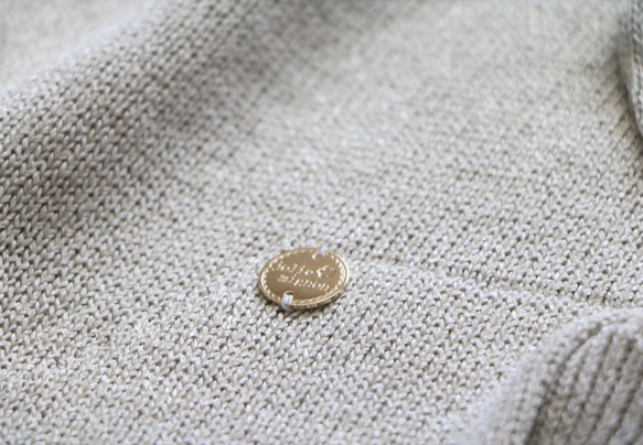 [售罄]日本紙x棉質口袋長開衫（Ⅼ灰色）[配飾] [日本製造] [免費送貨] 第7張的照片