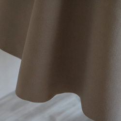 [三維美麗的剪影！ 】形狀恢復材質針織喇叭裙【灰褐色】 第8張的照片