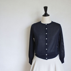 完売】【トライアルプライス】和紙×ポリエステル新素材軽量ニット