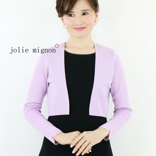 jolie mignon ジョリーミニョン　ボレロ カーディガン　パール カーディガン カテゴリ商品一覧｜jolie mignon｜上質で洗練され