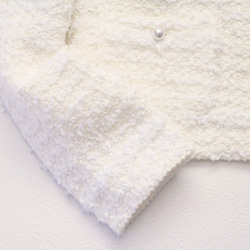 [售罄] MIX Tweed 無色短款夾克開衫 [Off-White] [Made in Japan] [免運費] 第9張的照片