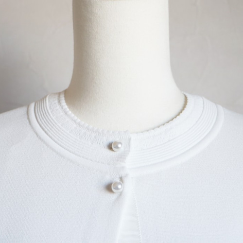 完売】【ジョリーミニョン】パフスリーブショート丈パール付き