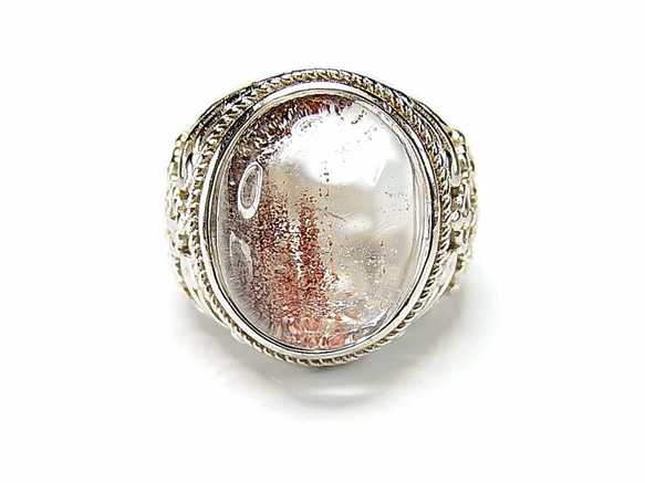 ガーデンクォーツ指輪天然石リング一点物24号メンズ石街U0232 指輪  