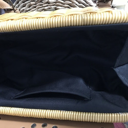 レディース　ラタン　トートバッグ　ハンドバッグ　かごバッグ　手編み 8枚目の画像