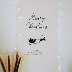 クリスマスタペストリー クリスマス サンタクロース ギフト セルフフォト【再販4】 1枚目の画像