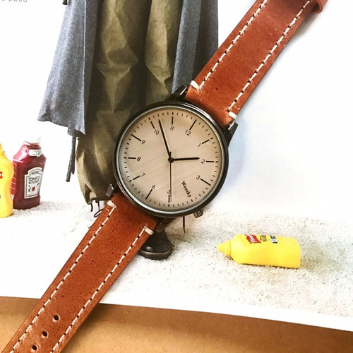 長く使いたいあなたへ】本革ベルト 腕時計 メンズ レディース 兼用