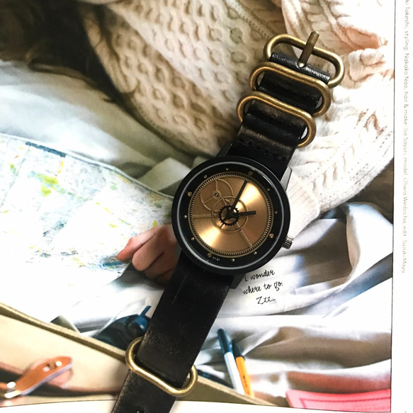 【刻印可能】レザーウォッチ　 腕時計 メンズ レディース　 2枚目の画像