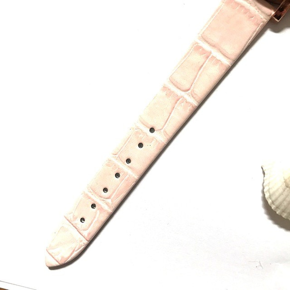 スケルトン腕時計 ホワイト×ピンク　 2枚目の画像