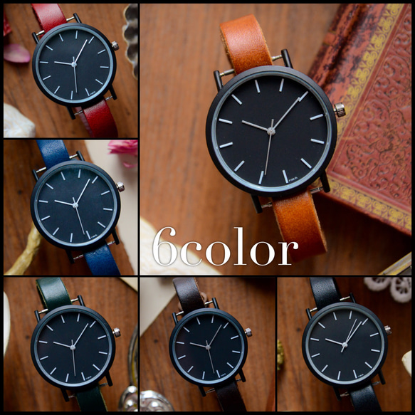 アンティーク調で可愛い腕時計　グリーン レディース 革ベルト オシャレ 時計　 4枚目の画像