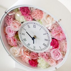【母の日早割2021】お花いっぱいの母の日花時計【Creema限定】 3枚目の画像