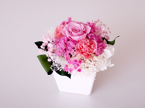 【早割実施中】再販14★キュートに咲いたピンクのお花の母の日プレゼント【Creema限定】 2枚目の画像
