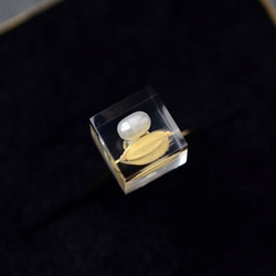 珍珠米圈環（免費禮品包裝，留言卡，生日禮物） 第3張的照片