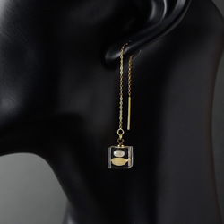 珍珠米美國耳環和施華洛世奇螺柱耳環（包裝，留言卡，生日禮物） 第2張的照片