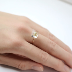 米花線圈戒指免費尺寸禮物生日禮物禮物包裝婚禮稱為 第4張的照片