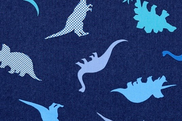 恐竜だいすき　（紺）　きんちゃく袋　コップ袋　ナフキン袋 3枚目の画像