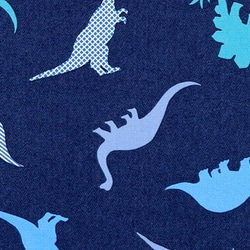 恐竜だいすき　（紺）　お弁当袋　ランチケース　巾着 3枚目の画像