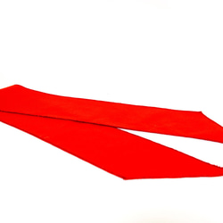 【ダッフィーM サイズ70cm】ライダースーツ（ダンガリー青）赤スカーフ 4枚目の画像