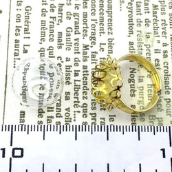 (gd_004_silever) ガラスドーム リングセッティング　シルバー レジン 材料 指輪 パーツ 4枚目の画像