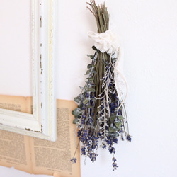 ナチュラルアロマ〜ラベンダーの小さなスワッグ〜 ドライフラワー