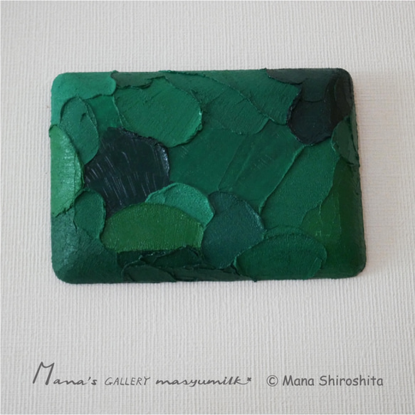 スタイリッシュ抽象画　green 6枚目の画像