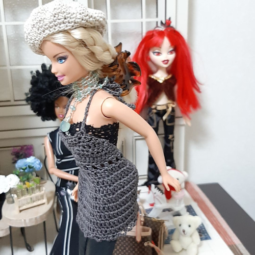 1/6サイズドール用】こもれび森のお洋服屋さん♪「1／6 おめかし