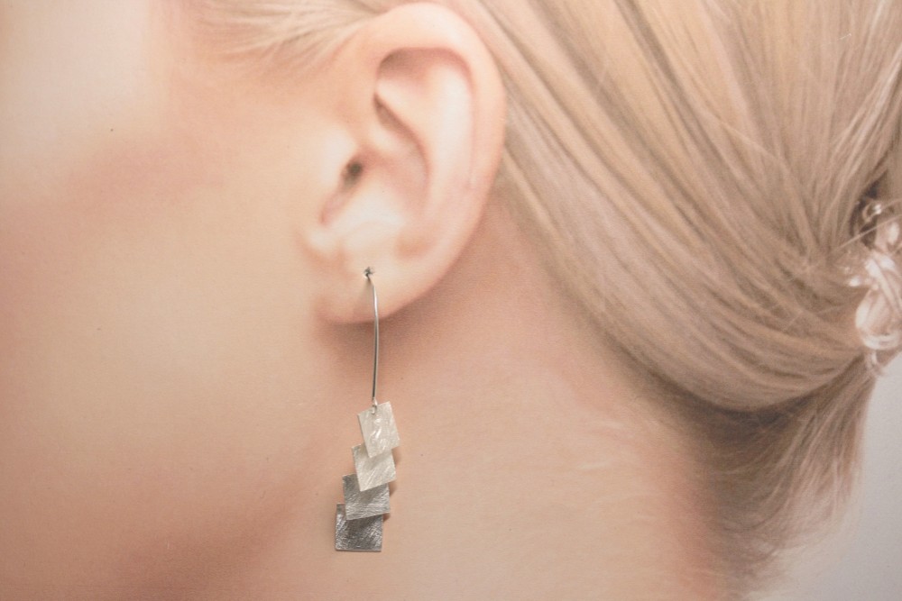 silver925フックピアス USVP-6　レディース　シンプル　デイリー　カジュアル　ギフト