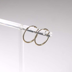 【14K GOLD FILLED】P110 1.2mmX17mm HOOP フープ メッキが剥げない 14KGF　 2枚目の画像