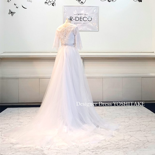 ウエディングドレス セパレートドレス1 二次会/前撮り ドレス r-deco  