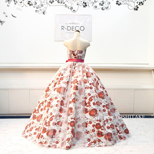 プロニプシア ドレス 赤 ツーピース 花柄 プロニプシア ドレス 赤 ツーピース 花柄 【公式通販】