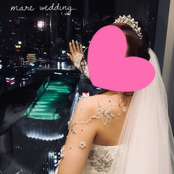 《特集掲載》F20＊人気！メリハリフラワーのウェディングアクセサリー＊ボディジュエリー＊結婚式＊披露宴＊ナチュラル 4枚目の画像