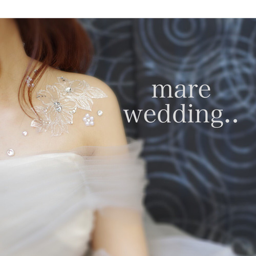 F40＊ボタニカルフラワーのウェディングアクセサリー＊結婚式＊披露宴＊ ブライダルアクセサリーのアンナンウェディング