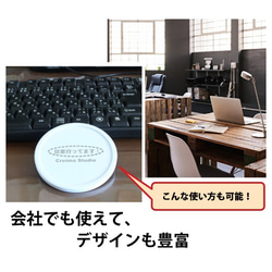 コースター 珪藻土 おしゃれ 名入れ さらさら すべすべ つるつる 刻印(メール便送料無料) 2枚目の画像