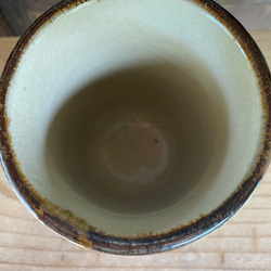 フリーカップ大　呉須三彩紋　２個セット　タンブラー　カップ　陶器　エドメ陶房　やちむん 6枚目の画像
