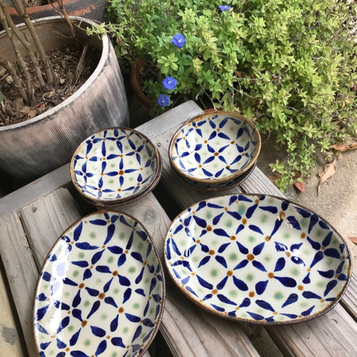 やちむんオーバル皿