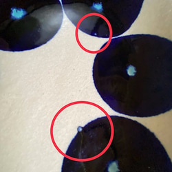 【アウトレット】オーバル皿　青丸紋　３枚セット　やちむん　エドメ陶房 7枚目の画像