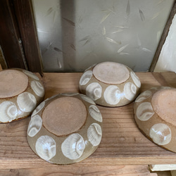 【アウトレット】小鉢　４枚セット　エドメ陶房　やちむん  陶器 2枚目の画像