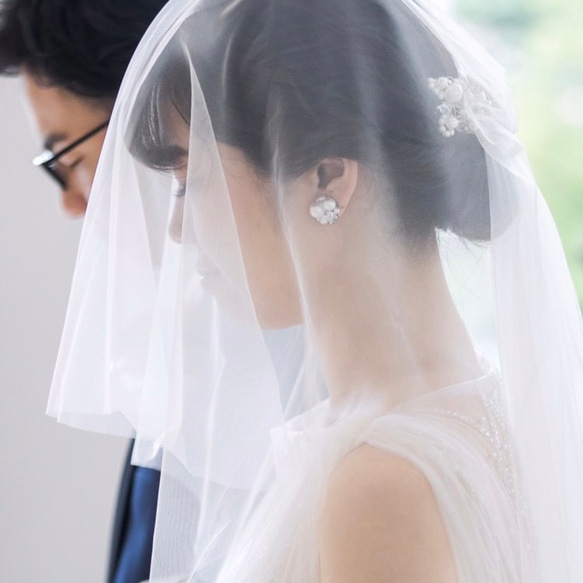 【特集掲載】タッセルパールビジューピアス／イヤリング*ウェデイング結婚式ブライダルにも* (83 7枚目の画像